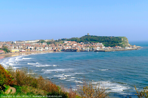 Scarborough bay Yorkshire. Picture Board by john hill