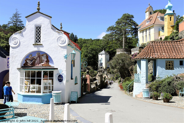 Portmeirion attraction, Wales. Picture Board by john hill