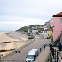 Buy canvas prints of South seafront, Cromer. by john hill