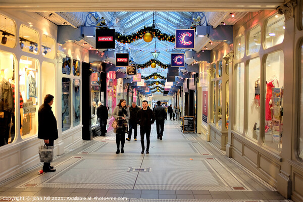 The Queen's arcade, Leeds, Yorkshire, UK. Picture Board by john hill