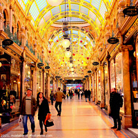 Buy canvas prints of County Arcade, Leeds. by john hill