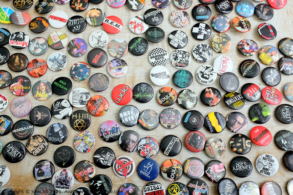 Assortment of Badges. Picture Board by john hill