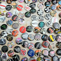 Buy canvas prints of Assortment of Badges. by john hill