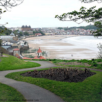 Buy canvas prints of Scarborough at Low tide, North Yorkshire, UK. by john hill