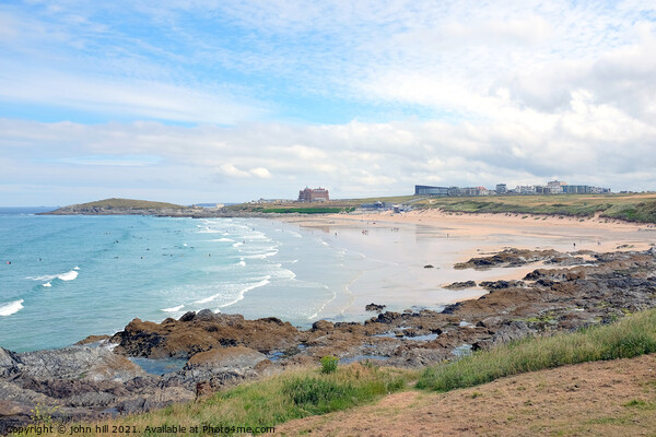 Fistral beach at Newquay, Cornwall. Picture Board by john hill