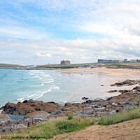 Buy canvas prints of Fistral beach at Newquay, Cornwall. by john hill