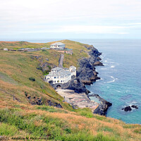 Buy canvas prints of Cornish coastline at Newquay, Cornwall. by john hill