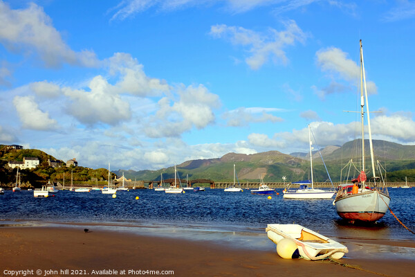 Barmouth harbor, Wales. Picture Board by john hill