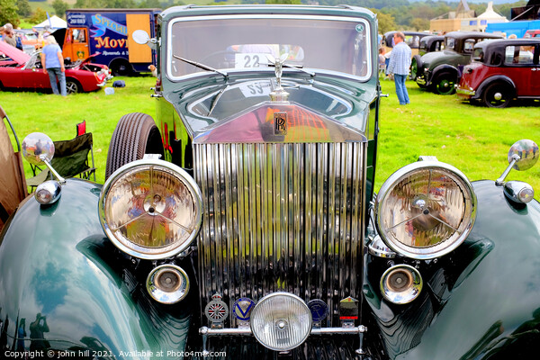 Vintage 1936 Rolls Royce 20/25. Picture Board by john hill