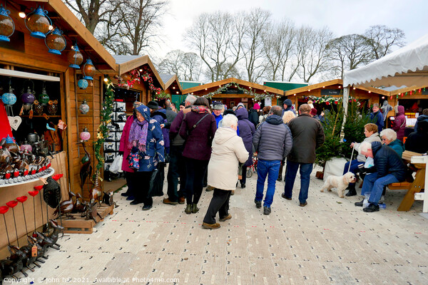 Christmas Market. Picture Board by john hill