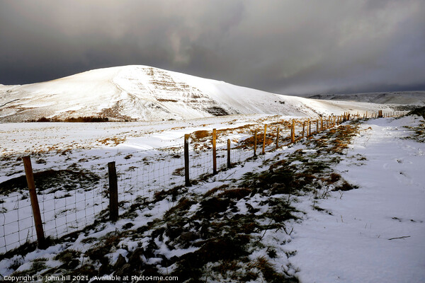 stormy Peak district, Derbyshire, UK. Picture Board by john hill