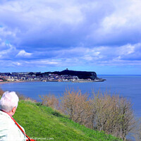 Buy canvas prints of Scarborough, North Yorkshire coast, UK. by john hill