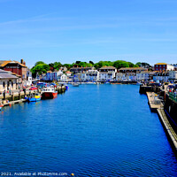 Buy canvas prints of Weymouth Quays, Dorset, UK. by john hill