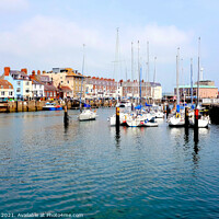 Buy canvas prints of Weymouth Harbour, Dorset, UK. by john hill