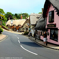 Buy canvas prints of Old Shanklin, Isle of Wight, UK. by john hill