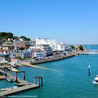Buy canvas prints of Cowes, Isle of Wight, UK. by john hill