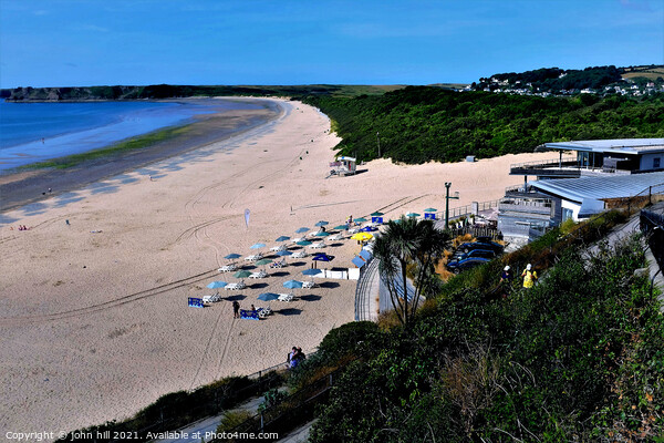 South beach, Tenby, South Wales, UK. Picture Board by john hill