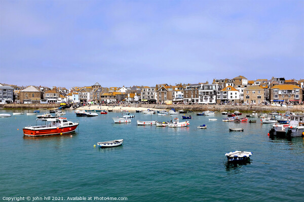St. Ives, Cornwall, England, UK. Picture Board by john hill