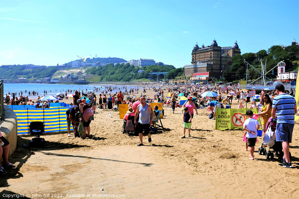 South beach, Scarborough, Yorkshire. Picture Board by john hill