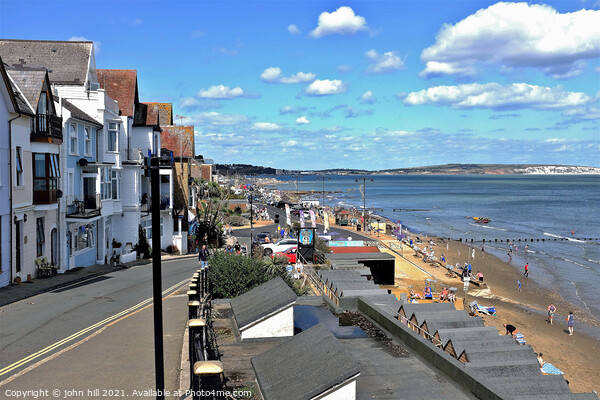 The seafront, Shanklin, Isle of Wight, UK. Picture Board by john hill