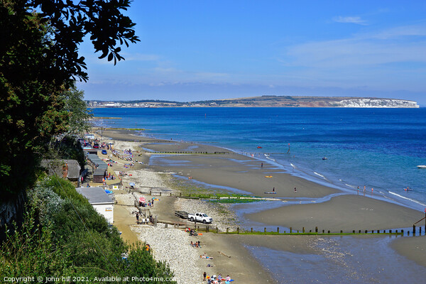 Sandown bay from the Appley steps, Isle of Wight, UK. Picture Board by john hill