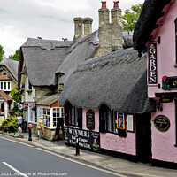 Buy canvas prints of Old town Shanklin, Isle of Wight, UK. by john hill