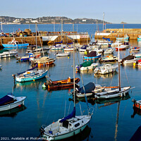 Buy canvas prints of Torbay and Harbour, Paignton, Devon. UK. by john hill