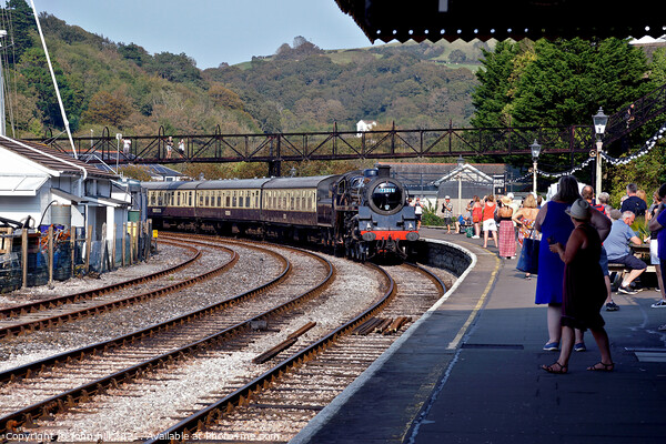 Dartmouth steam railway, Kingsmear, Devon, UK. Picture Board by john hill