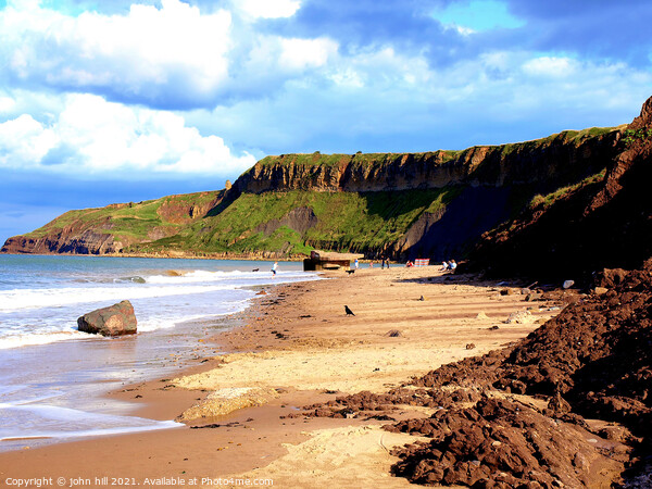 Cayton Bay Yorkshire Picture Board by john hill