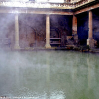 Buy canvas prints of Roman Baths, Bath, Somerset. by john hill