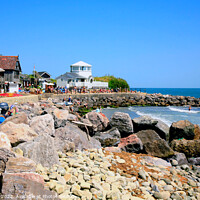 Buy canvas prints of Steephill Cove, Isle of Wight by john hill