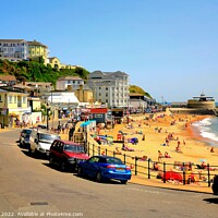 Buy canvas prints of Ventnor seafront, Isle of Wight. by john hill