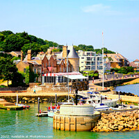 Buy canvas prints of Cowes Castle, Isle fo Wight. by john hill