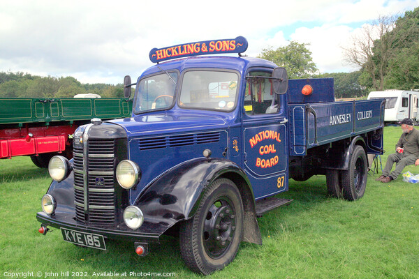 1950 Bedford M commercial truck. Picture Board by john hill