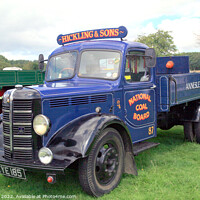 Buy canvas prints of 1950 Bedford M commercial truck. by john hill