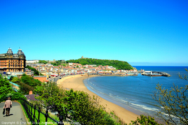 South Bay, Scarborough, Yorkshire. Picture Board by john hill
