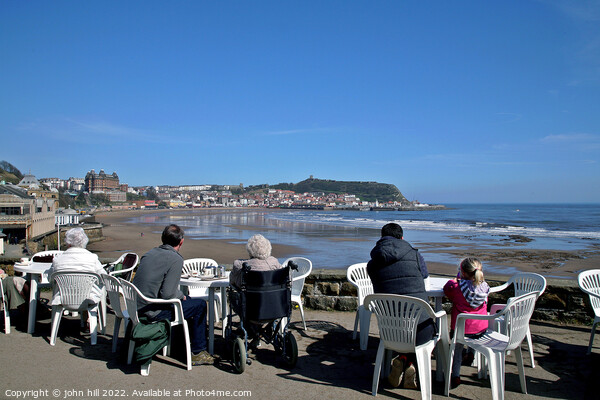 View at low tide, Scarborough. Picture Board by john hill