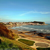 Buy canvas prints of South bay, Scarborough. by john hill