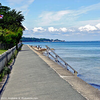 Buy canvas prints of Bembridge promenade looking towards Seaview on the Isle Wight. by john hill