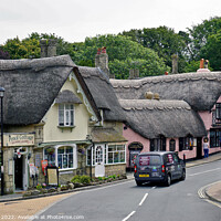 Buy canvas prints of Shanklin old town thatch on the Isle of Wight by john hill