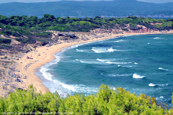 Mandraki beach, Skiathos. Picture Board by john hill