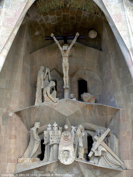 La Sagrada Familia, Barcelona. Picture Board by john hill