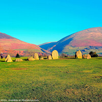 Buy canvas prints of Castlerigg Stone Circle. by john hill