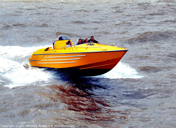 Pleasure Speedboat. Picture Board by john hill