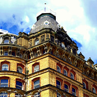 Buy canvas prints of Grand Hotel, Scarborough, Yorkshire. by john hill