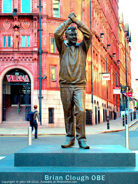Brian Clough statue. Picture Board by john hill