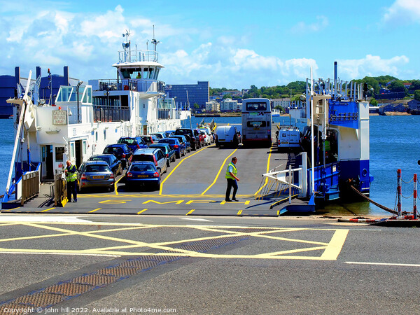 Car Ferry, Torpoint, Cornwall. Picture Board by john hill
