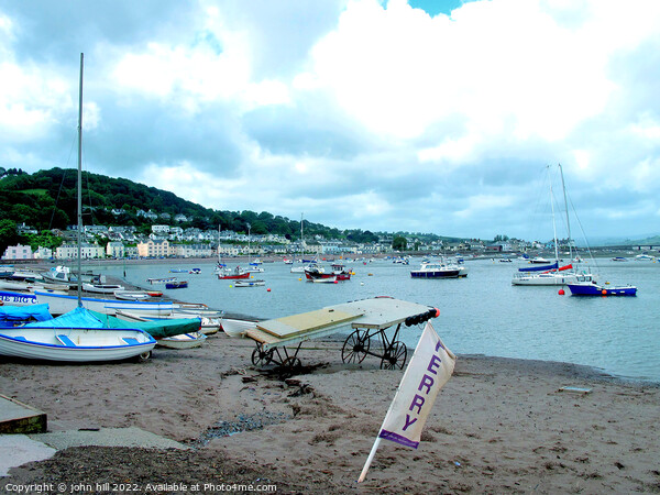 The Salty and Shaldon, Devon. Picture Board by john hill