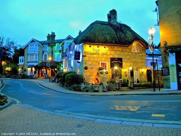 Old Shanklin at Nght, Isle of Wight. Picture Board by john hill