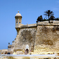 Buy canvas prints of Watchtower, Malta. by john hill